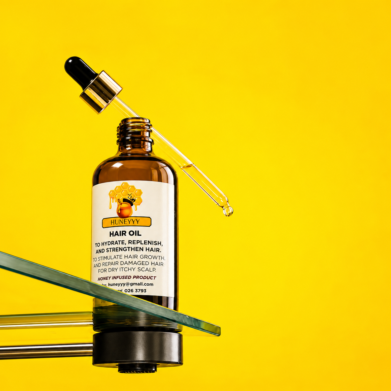 Huneyyy hair oil product